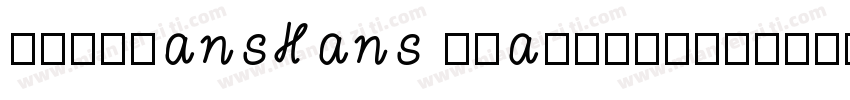 NotoSansHans BlackCID字体转换
